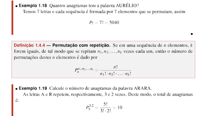 Anagramas - Descubra todas as palavras que podem ser formadas com